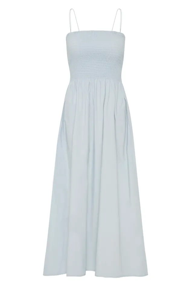 Women Faithfull The Brand Dresses Tergu Maxi Dress Sky Blue
