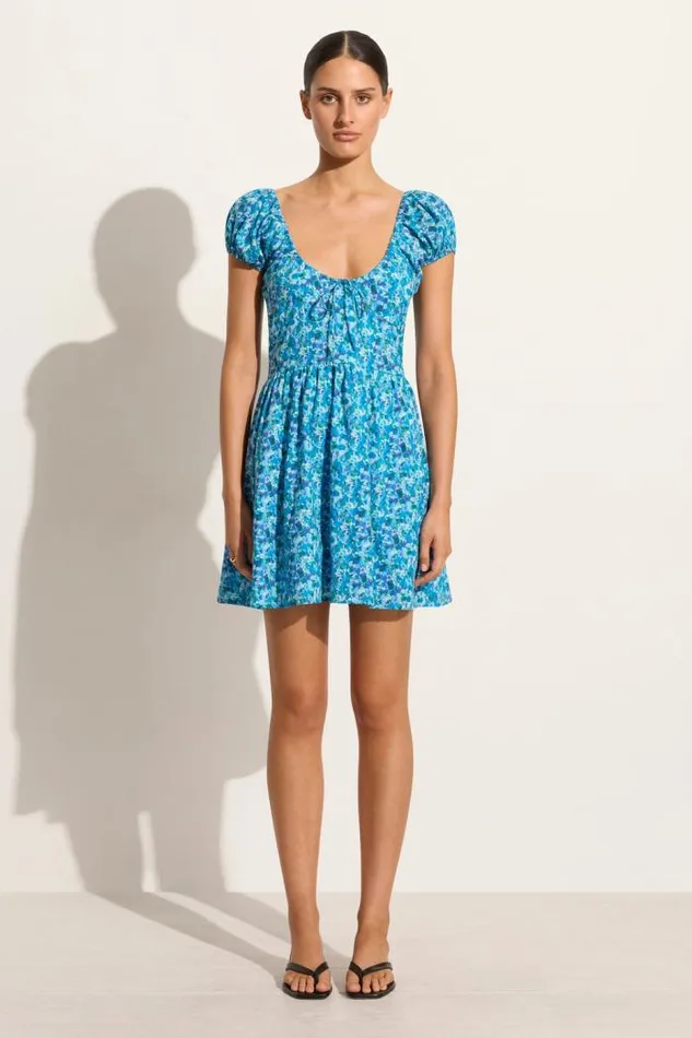 Women Faithfull The Brand Mini Dresses Limone Mini Dress Stellina Floral