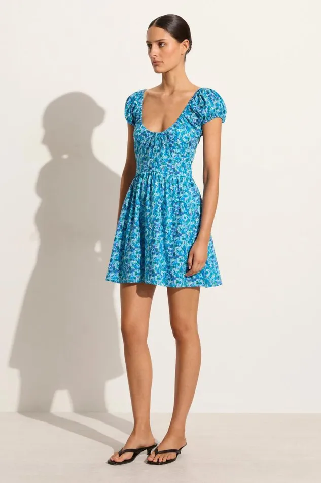 Women Faithfull The Brand Mini Dresses Limone Mini Dress Stellina Floral