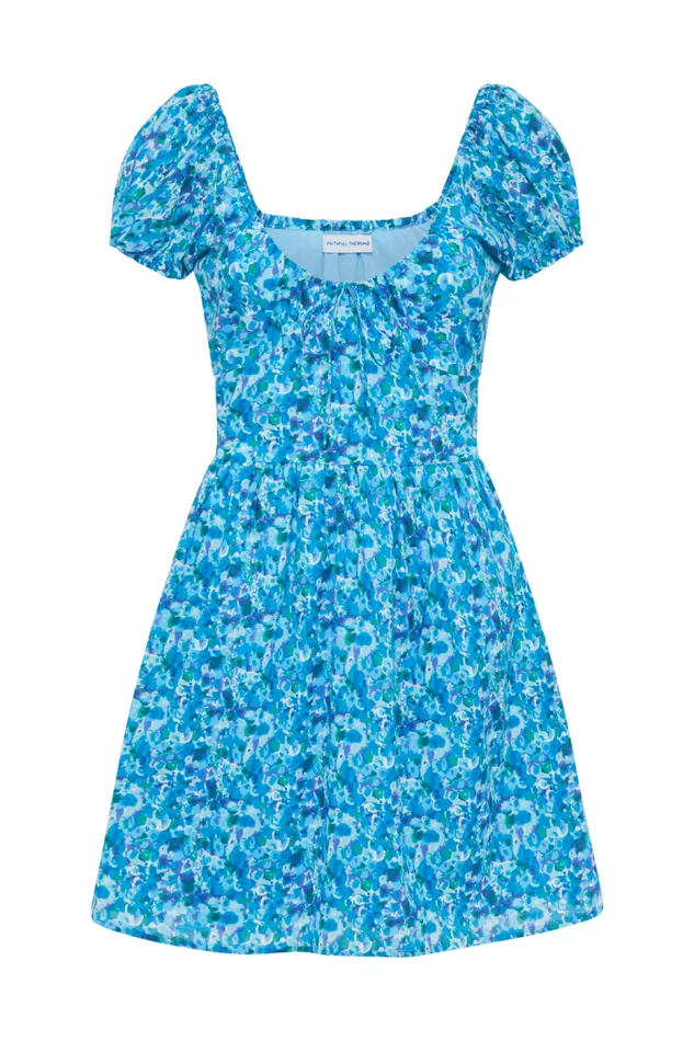 Women Faithfull The Brand Mini Dresses Limone Mini Dress Stellina Floral