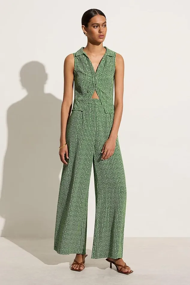 Women Faithfull The Brand Pants Leia Pant Azulejo
