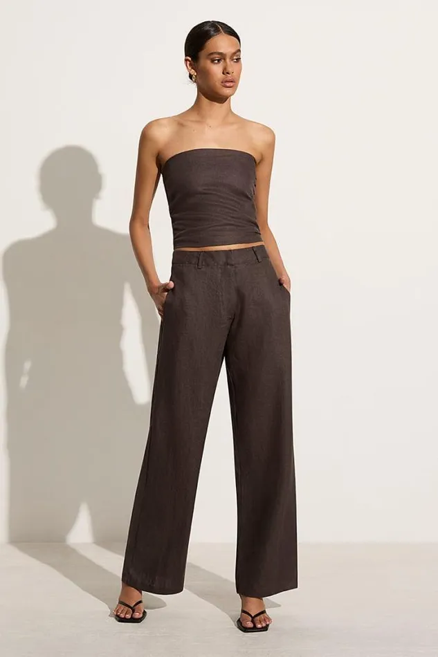 Women Faithfull The Brand Pants Rossio Pant Charcoal