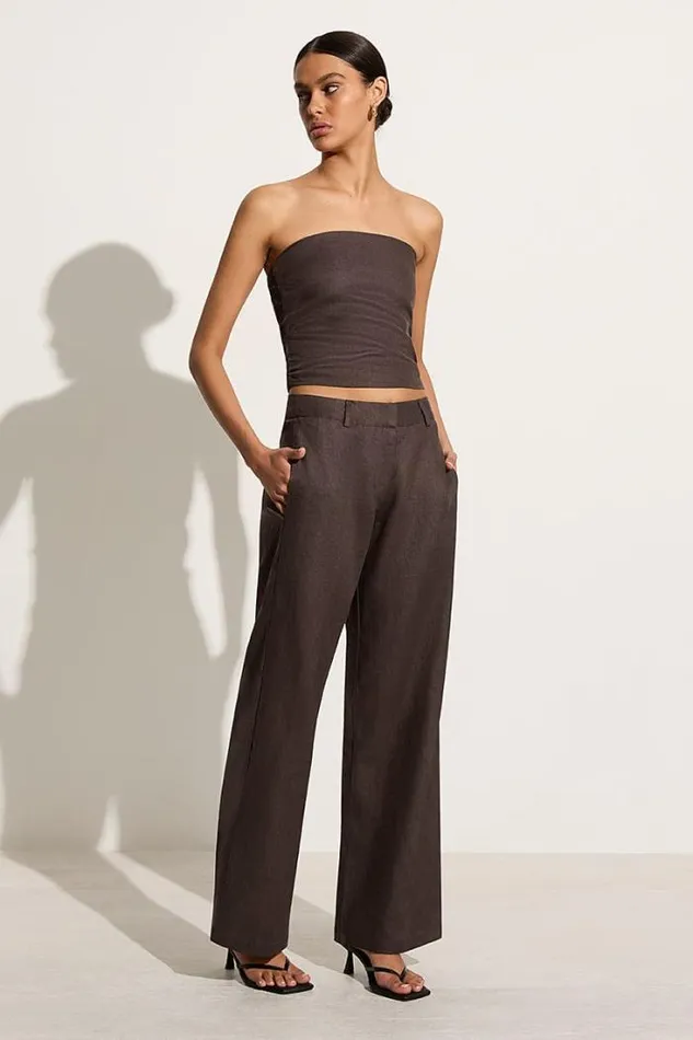Women Faithfull The Brand Pants Rossio Pant Charcoal