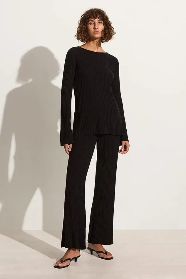 Women Faithfull The Brand Pants Santi Pant Black