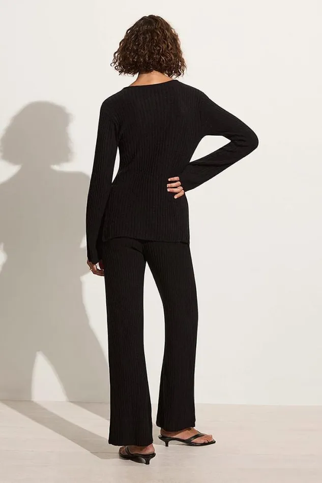 Women Faithfull The Brand Pants Santi Pant Black