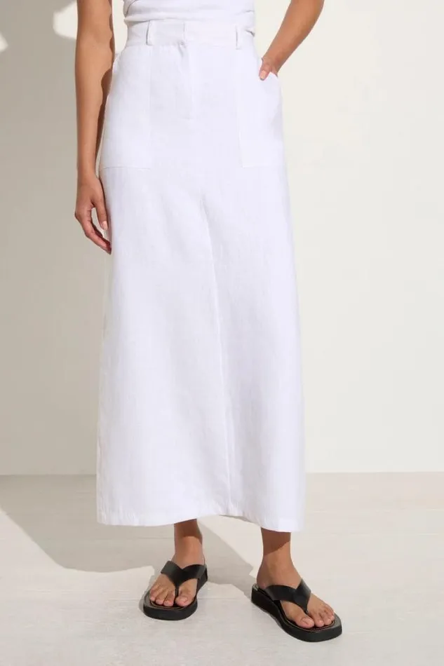 Women Faithfull The Brand Skirts and Shorts Amreli Maxi Skirt White