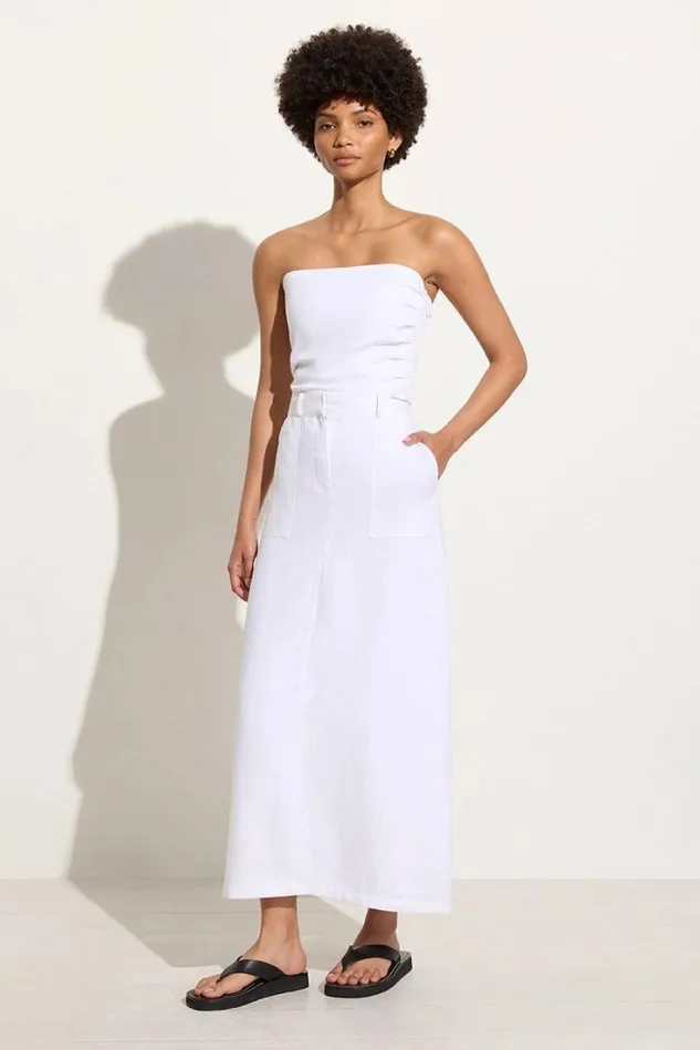 Women Faithfull The Brand Skirts and Shorts Amreli Maxi Skirt White