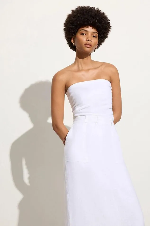 Women Faithfull The Brand Skirts and Shorts Amreli Maxi Skirt White