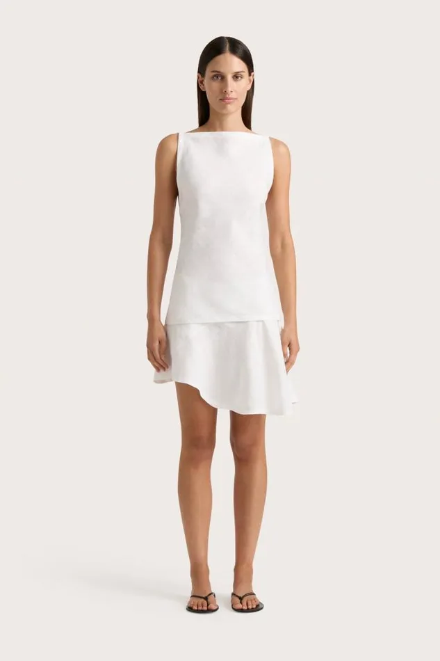Women Faithfull The Brand Skirts and Shorts Antibes Mini Skirt White