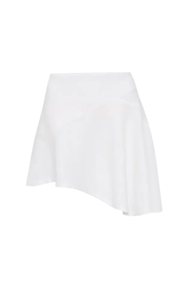 Women Faithfull The Brand Skirts and Shorts Antibes Mini Skirt White