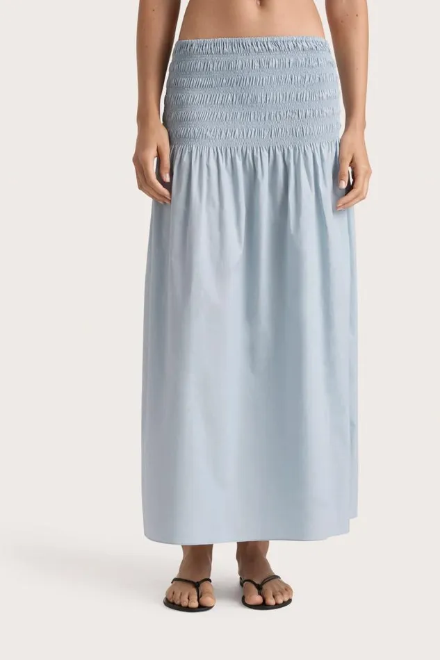 Women Faithfull The Brand Skirts and Shorts Baia Skirt Sky Blue