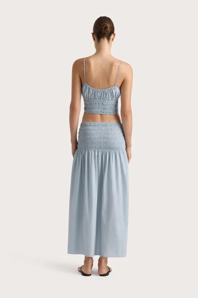 Women Faithfull The Brand Skirts and Shorts Baia Skirt Sky Blue