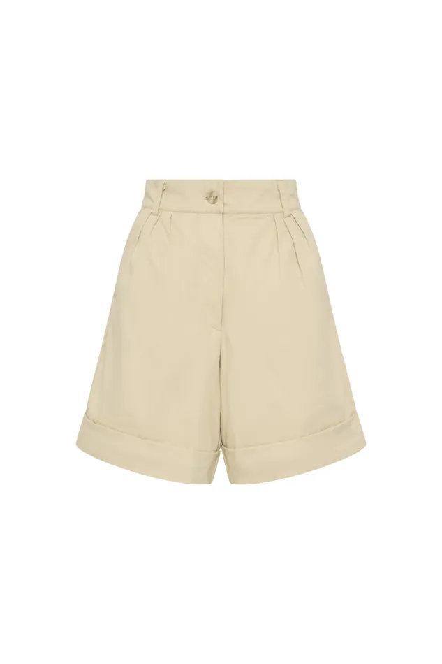 Women Faithfull The Brand Skirts and Shorts Campania Short Bleached Sand