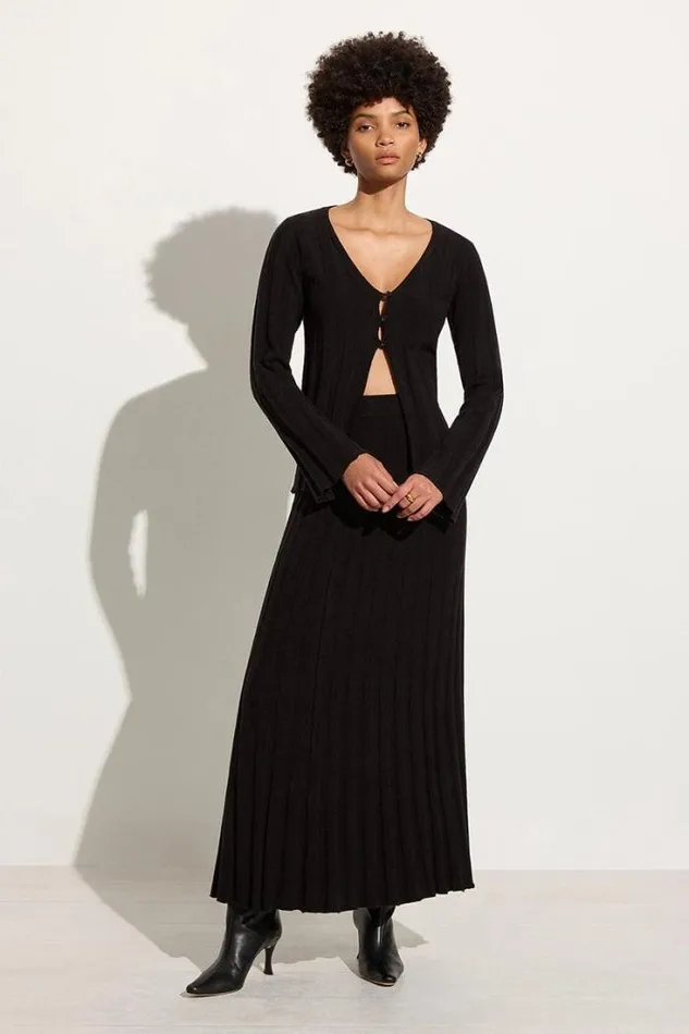 Women Faithfull The Brand Skirts and Shorts Mona Knit Skirt Black