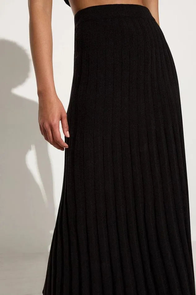 Women Faithfull The Brand Skirts and Shorts Mona Knit Skirt Black