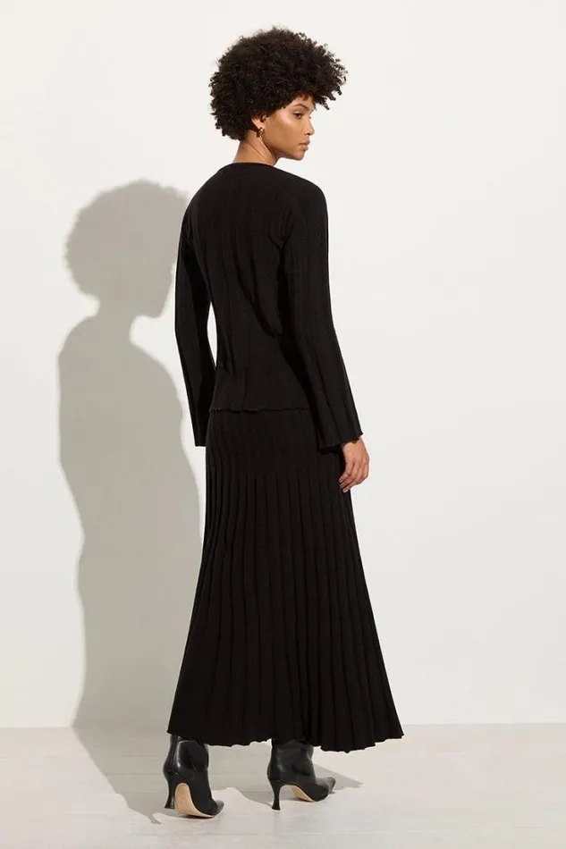 Women Faithfull The Brand Skirts and Shorts Mona Knit Skirt Black