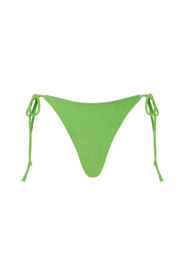 Women Faithfull The Brand Swim Andrea Bikini Bottoms Kiwifruit Towelling 8211 Final Sale