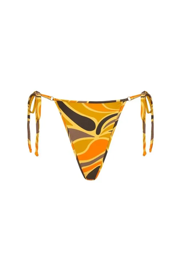 Women Faithfull The Brand Swim Pyrgi Bikini Bottoms San Giovanni Print 8211 Final Sale