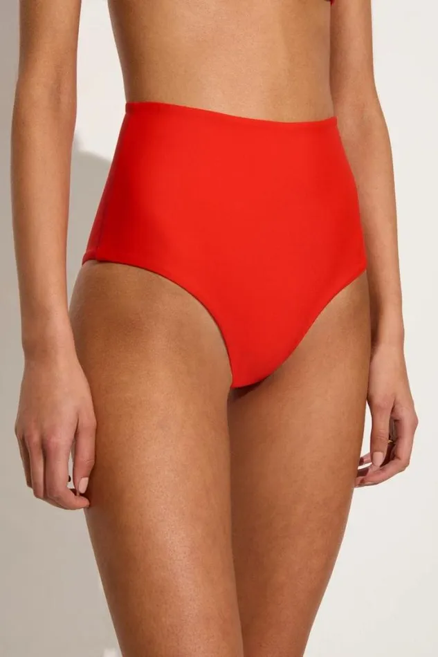 Women Faithfull The Brand Swim Reyes Bikini Bottoms Salsa