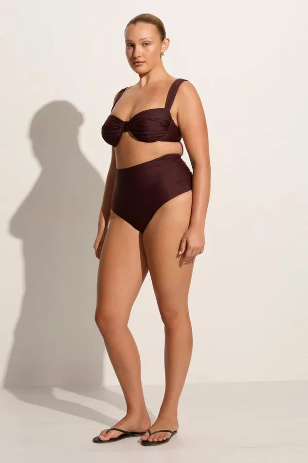Women Faithfull The Brand Swim Sol Bikini Top Soil