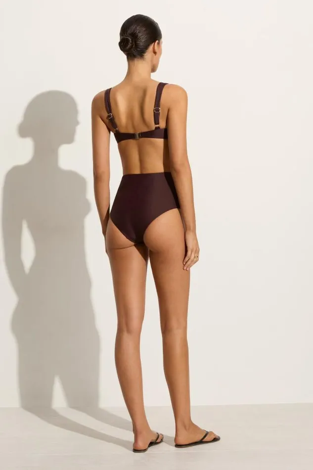 Women Faithfull The Brand Swim Sol Bikini Top Soil