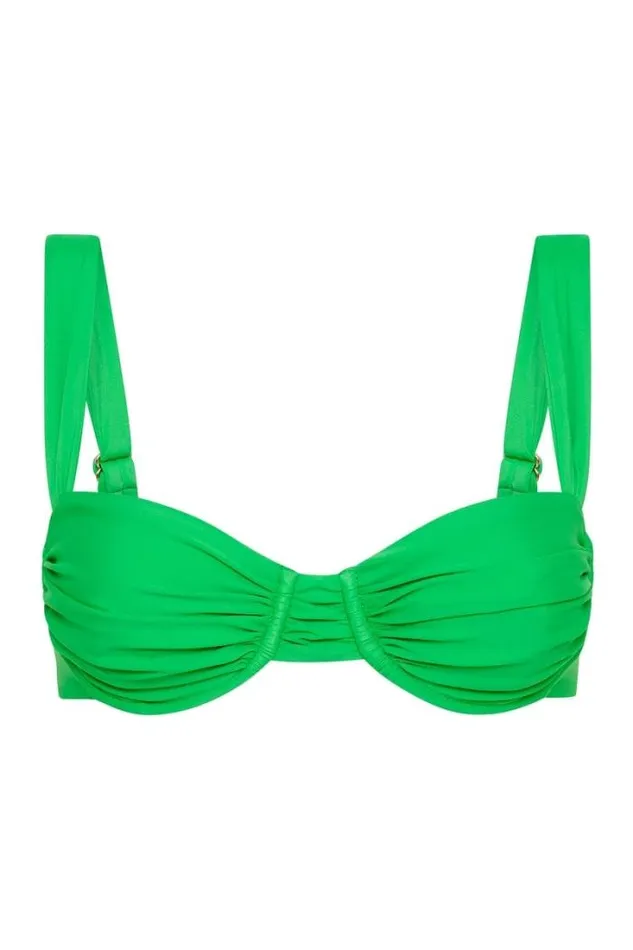 Women Faithfull The Brand Swim Sol Bikini Top Verde