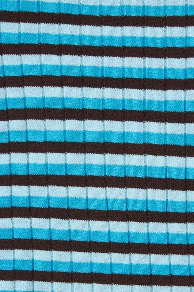 Women Faithfull The Brand Tops Alora Knit Tank Blue Stripes 8211 Final Sale