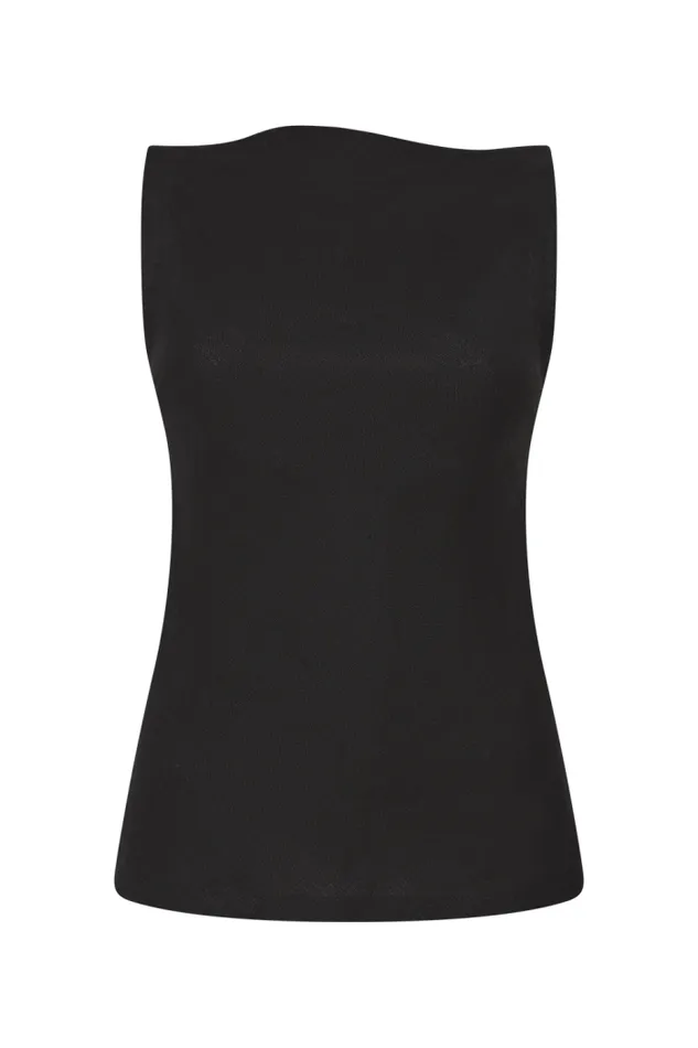 Women Faithfull The Brand Tops Antibes Top Black