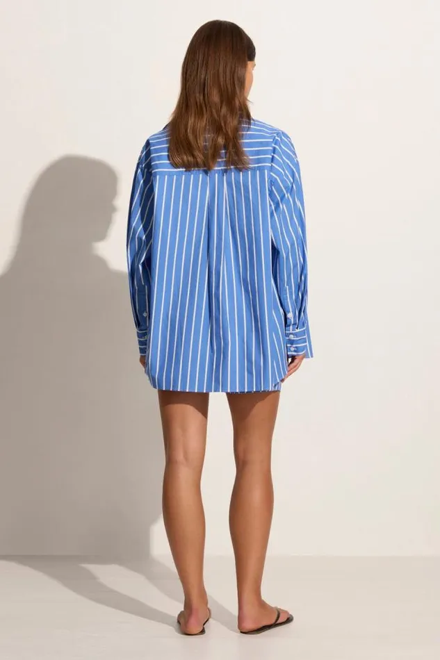 Women Faithfull The Brand Tops Daija Shirt Adia Stripe Ocean Blue