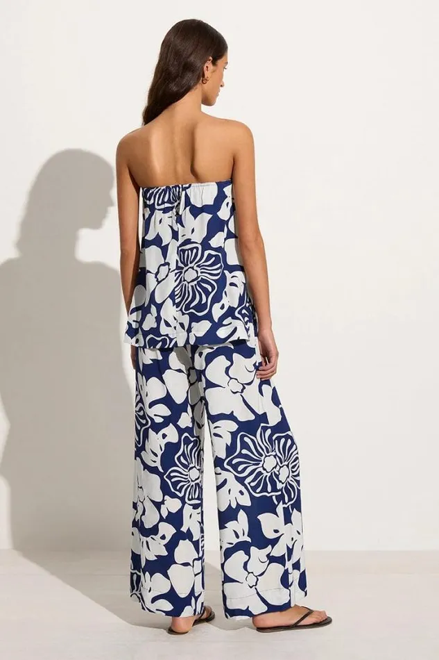 Women Faithfull The Brand Tops Lizette Top Mica Floral Navy