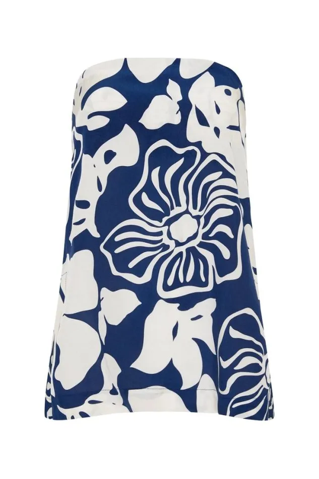 Women Faithfull The Brand Tops Lizette Top Mica Floral Navy