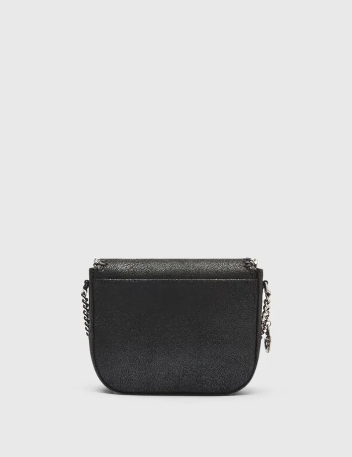 Women Falabella Flap Crossbody Bag Black Stella McCartney Mini Bags And Clutches