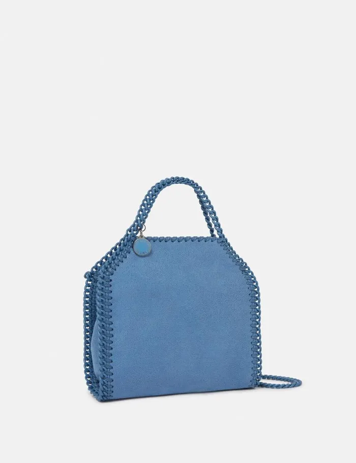 Women Falabella Tiny Enamel Tote Bag Sky Blue Stella McCartney TopHandle Bags Women Falabella Tiny Enamel Tote Bag Sky Blue Stella McCartney TopHandle Bags