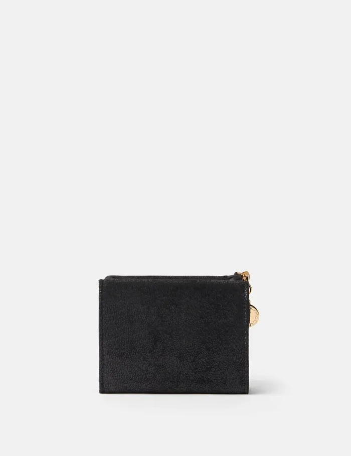 Women Falabella TriFold Wallet Black Stella McCartney Compact Wallets Women Falabella TriFold Wallet Black Stella McCartney Compact Wallets