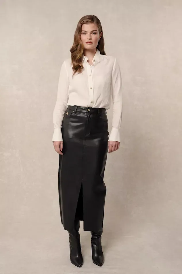 Women Faux Leather Maxi Skirt Black Holland Cooper Skirts Women Faux Leather Maxi Skirt Black Holland Cooper Skirts