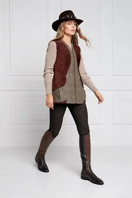 Women Field Vest Bourbon Tweed Holland Cooper Tailoring
