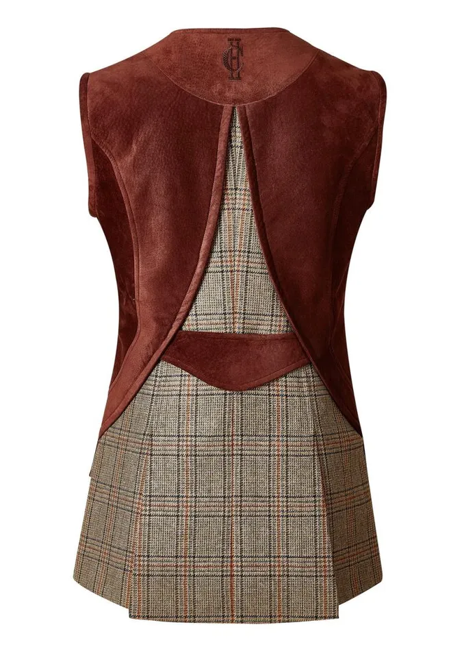 Women Field Vest Bourbon Tweed Holland Cooper Tailoring