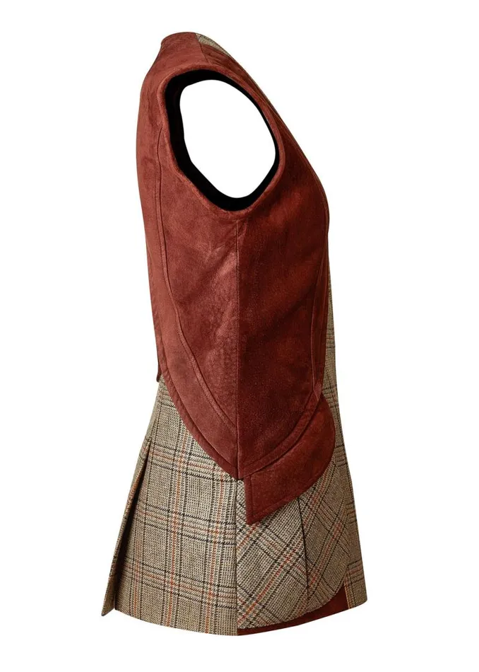 Women Field Vest Bourbon Tweed Holland Cooper Tailoring