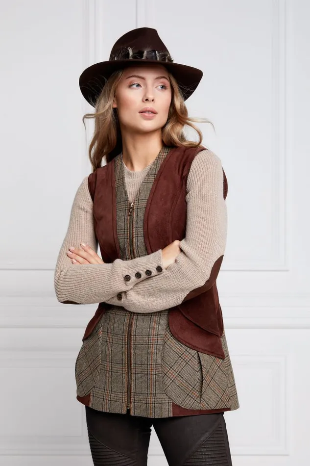 Women Field Vest Bourbon Tweed Holland Cooper Tailoring