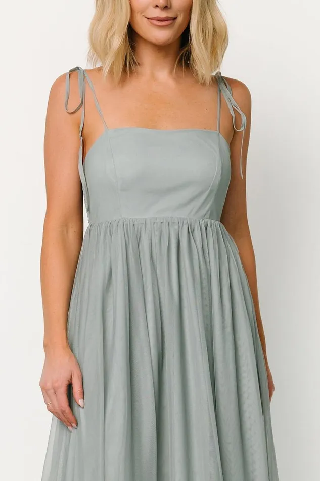 Women Fiona Tulle Maxi Dress Eucalyptus Baltic Born Tulle Styles Women Fiona Tulle Maxi Dress Eucalyptus Baltic Born Tulle Styles