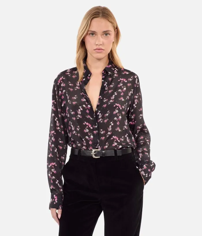 Women Floral Print Shirt THE KOOPLES Blouses and Shirts