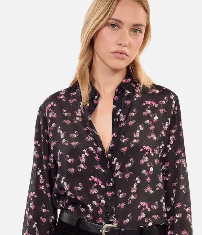 Women Floral Print Shirt THE KOOPLES Blouses and Shirts