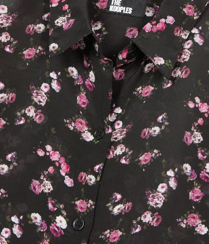 Women Floral Print Shirt THE KOOPLES Blouses and Shirts