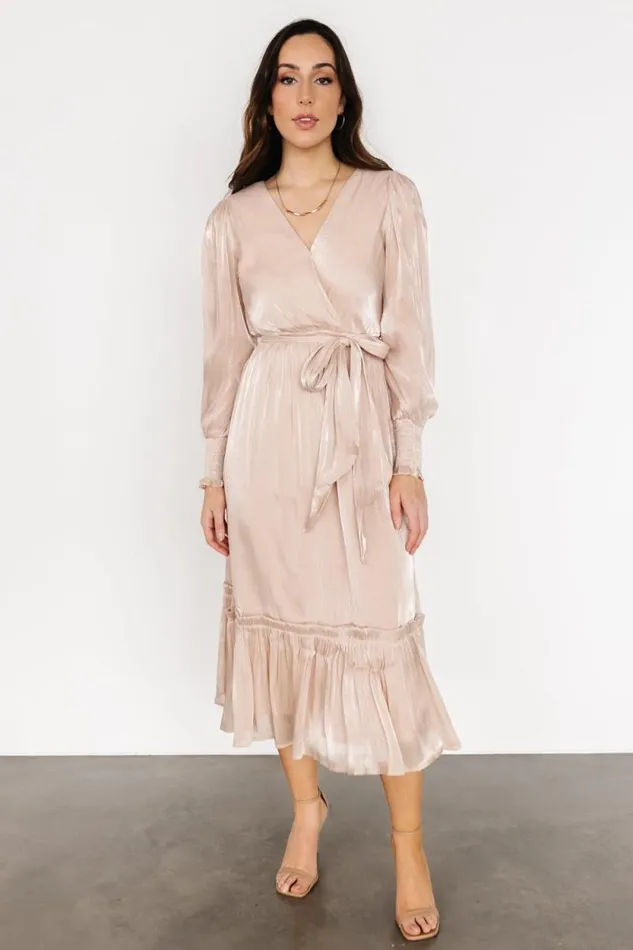 Women Flynn Midi Dress Champagne Baltic Born Midi Dresses