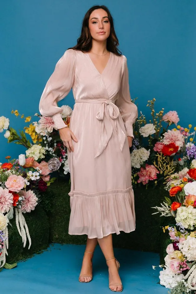 Women Flynn Midi Dress Champagne Baltic Born Midi Dresses