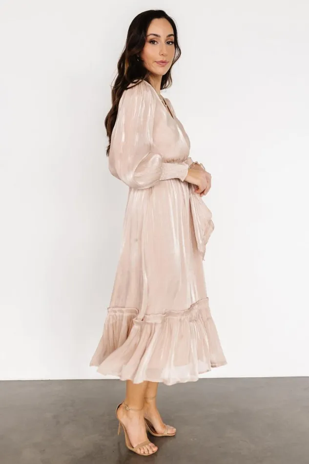Women Flynn Midi Dress Champagne Baltic Born Midi Dresses