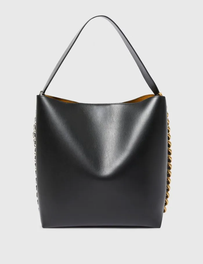 Women Frayme Tote Bag Black Stella McCartney TopHandle Bags