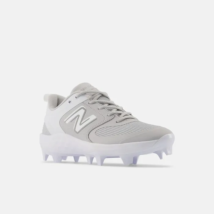 Women Fresh Foam Velo V3 Molded Grey With White New Balance Softball
