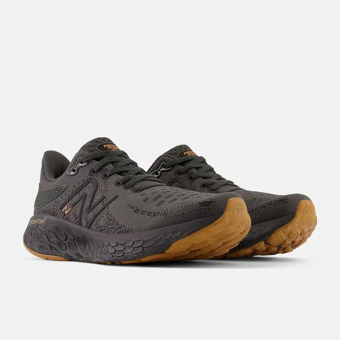 Women Fresh Foam X 1080v12 Lounge Around Blacktop With Black And Copper Metallic New Balance Running