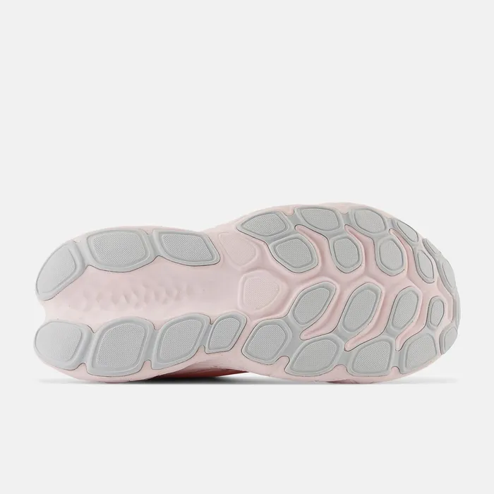 Women Fresh Foam X More V4 Quartz Grey With Washed Pink And Grapefruit New Balance Running